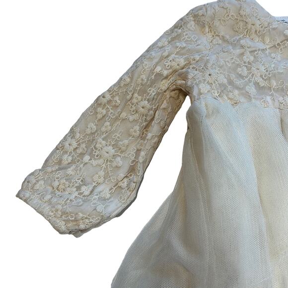Starting Out Ivory Dress w/ Lace & Tulle Details, Size 9MO, NWT! - Picture 2 of 4